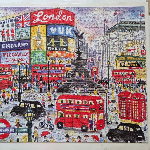 1000 Piece "London by Michael Storrings" Jigsaw Puzzle - Picture 3 of 4